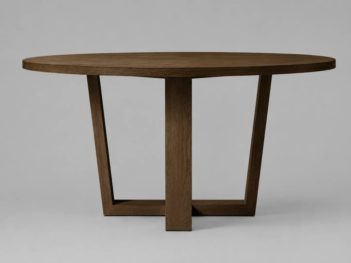 Round Oak Dining Table