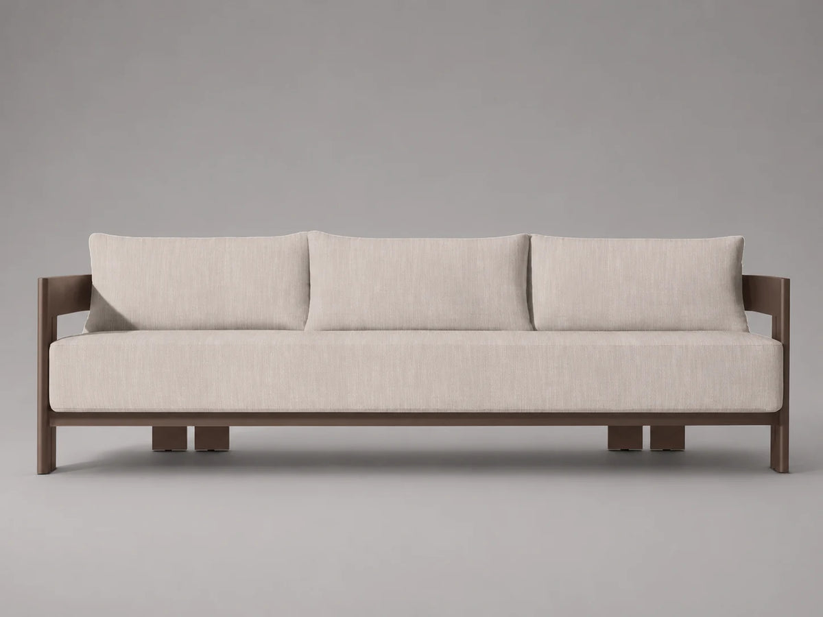 Outdoor Sofa, Wood Frame, Performance Fabric, product view