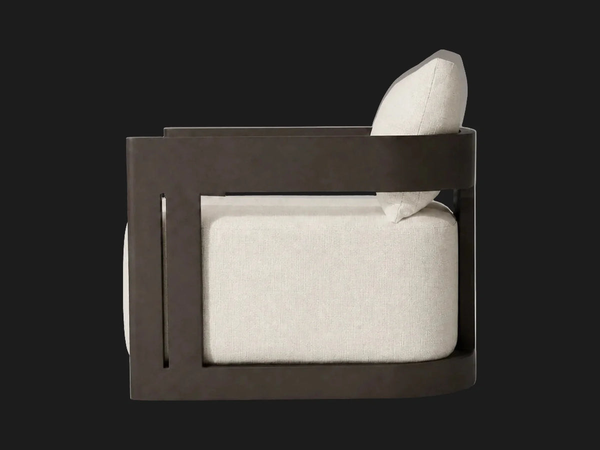 outdoor-swivel-chair-aluminum-frame-performance-fabric #Fabric & Color_Performance Linen Weave Flour