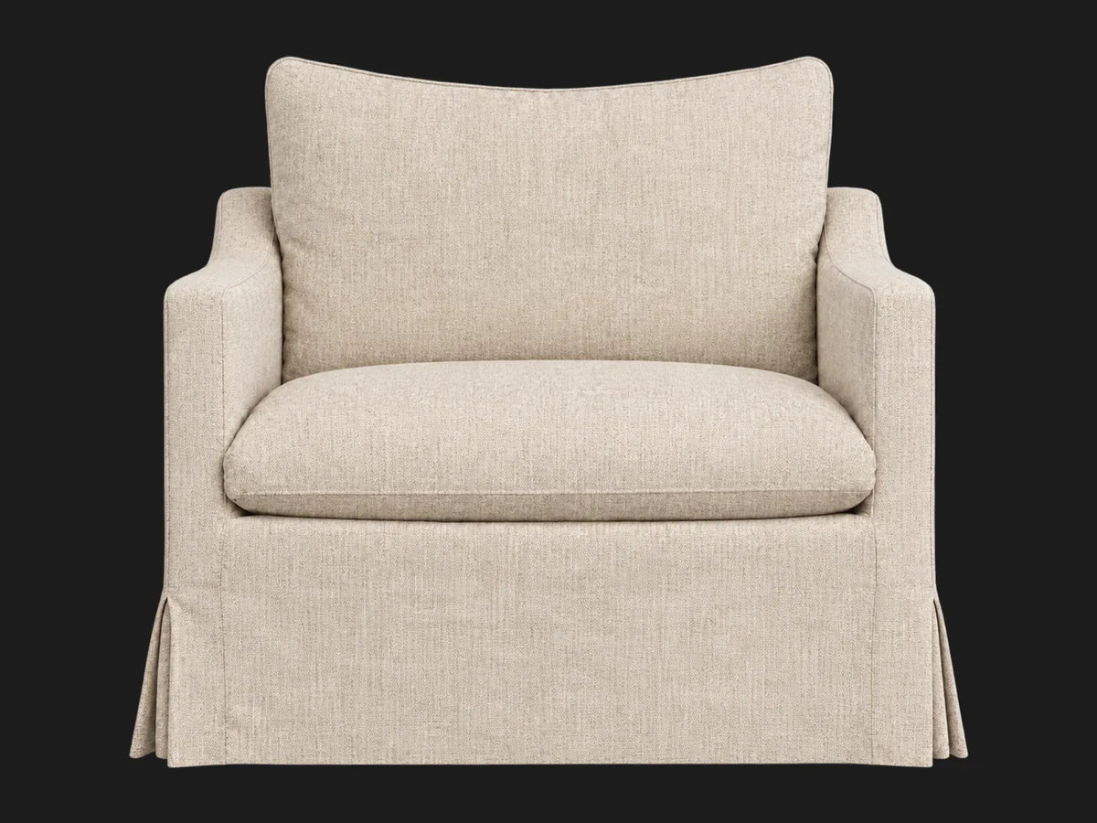Amelia Chair — Heritage Belgian Linen Petal