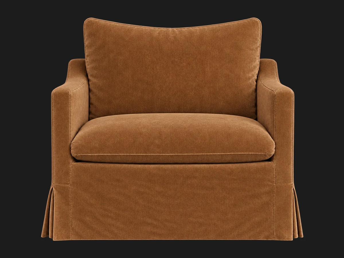 Amelia Chair — Performance Velvet Cider