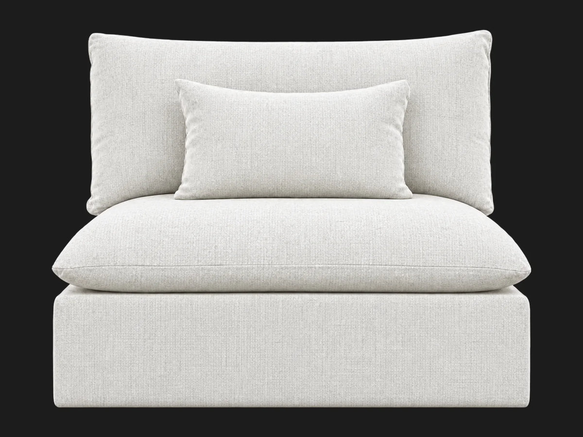 Aria Chair in Heritage Belgian Linen Egret #Fabric & Color_Heritage Belgian Linen Egret