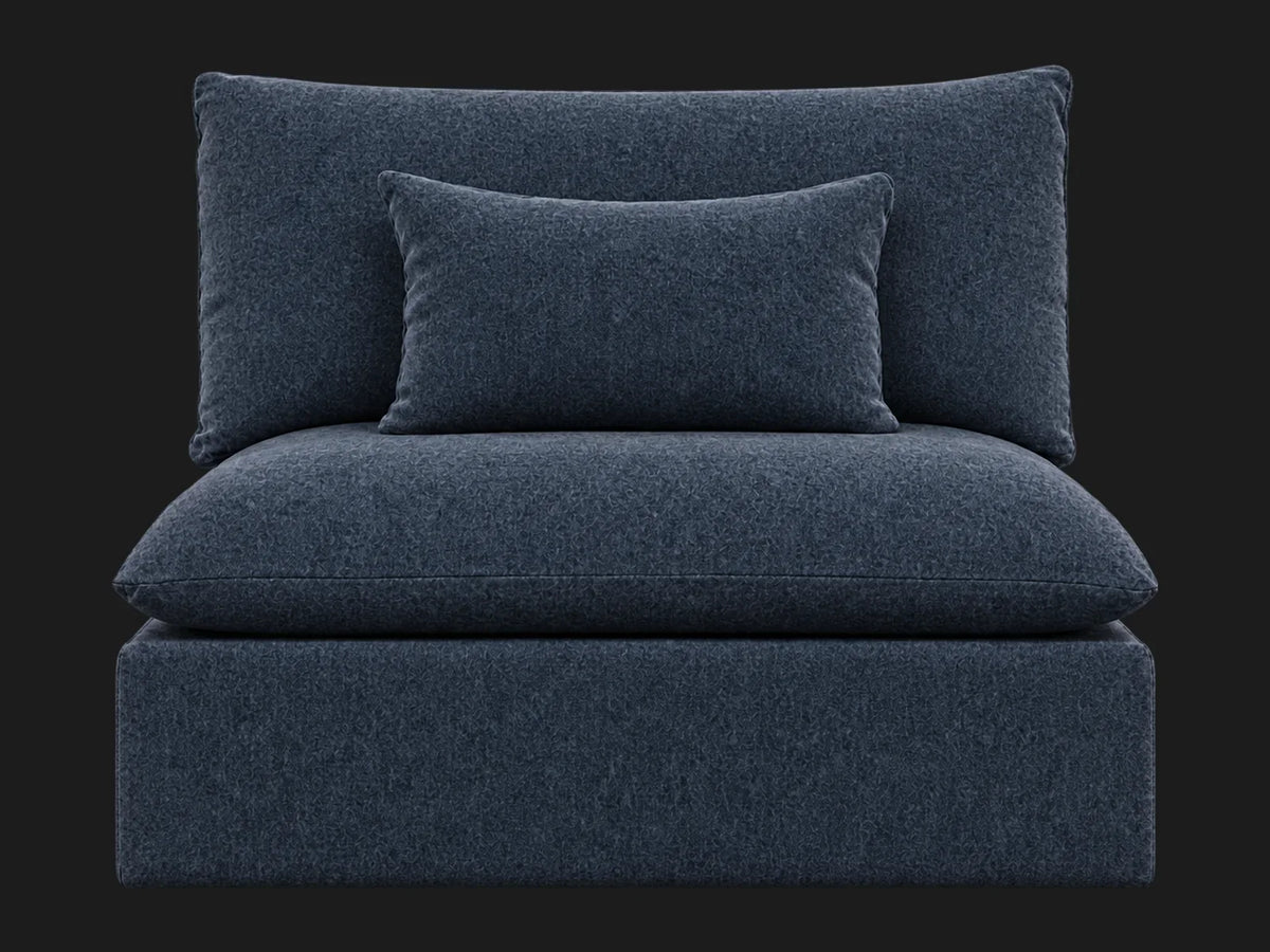 Aria Chair in Italian Brushed Wool Harbor #Fabric & Color_Italian Brushed Wool Harbor