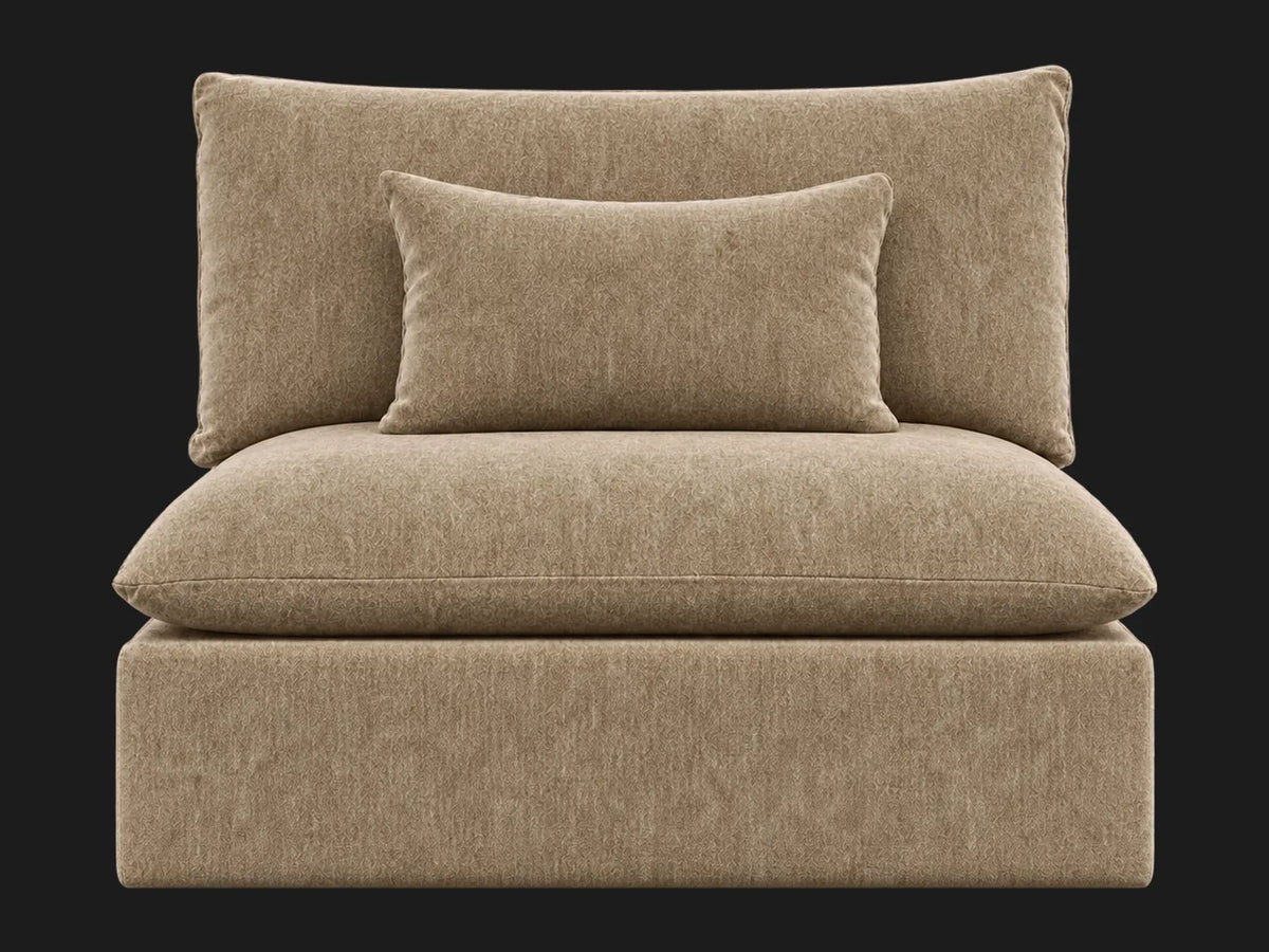 Aria Chair in Mohair Almond