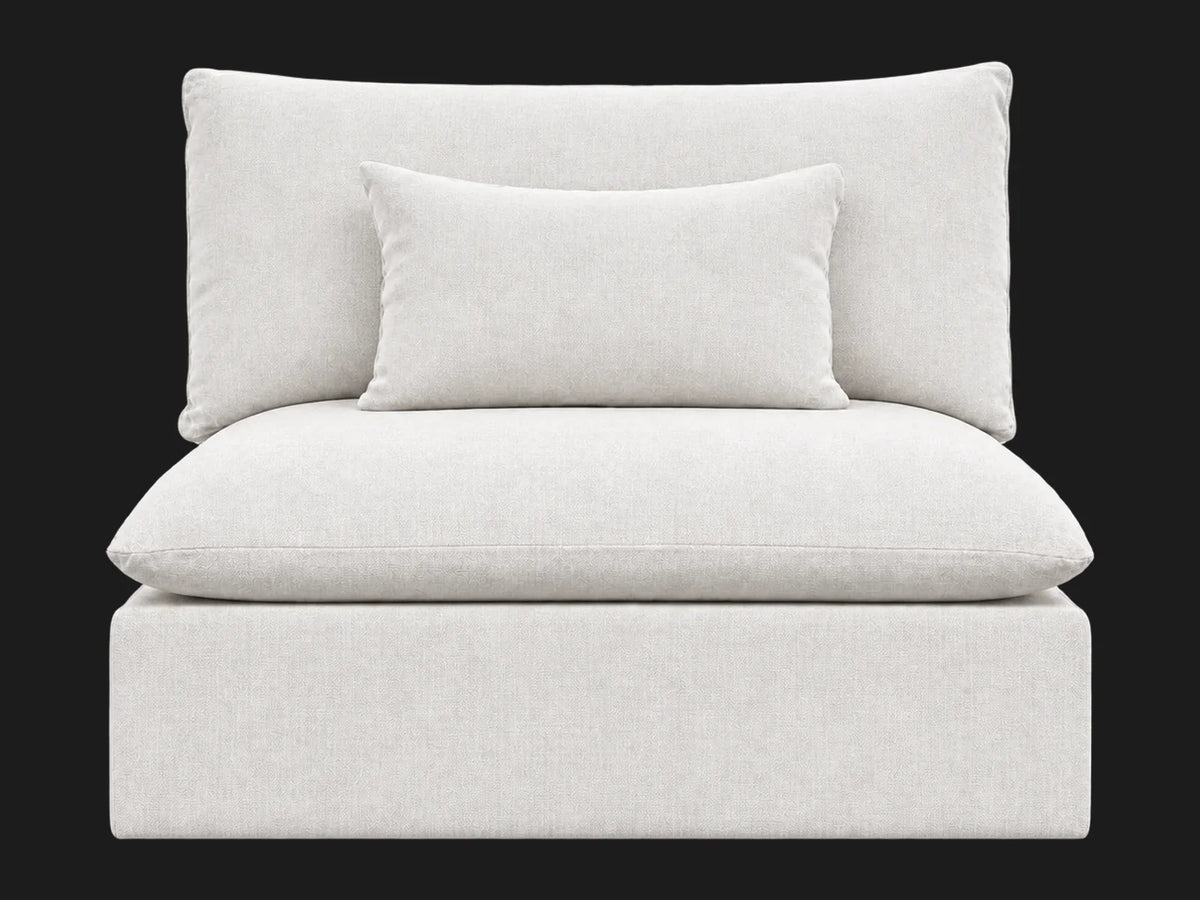 Aria Chair in Performance Linen Weave Pure White #Fabric & Color_Performance Linen Weave Pure White