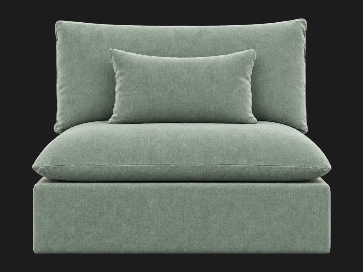Aria Chair in Performance Velvet Seafoam #Fabric & Color_Performance Velvet Seafoam
