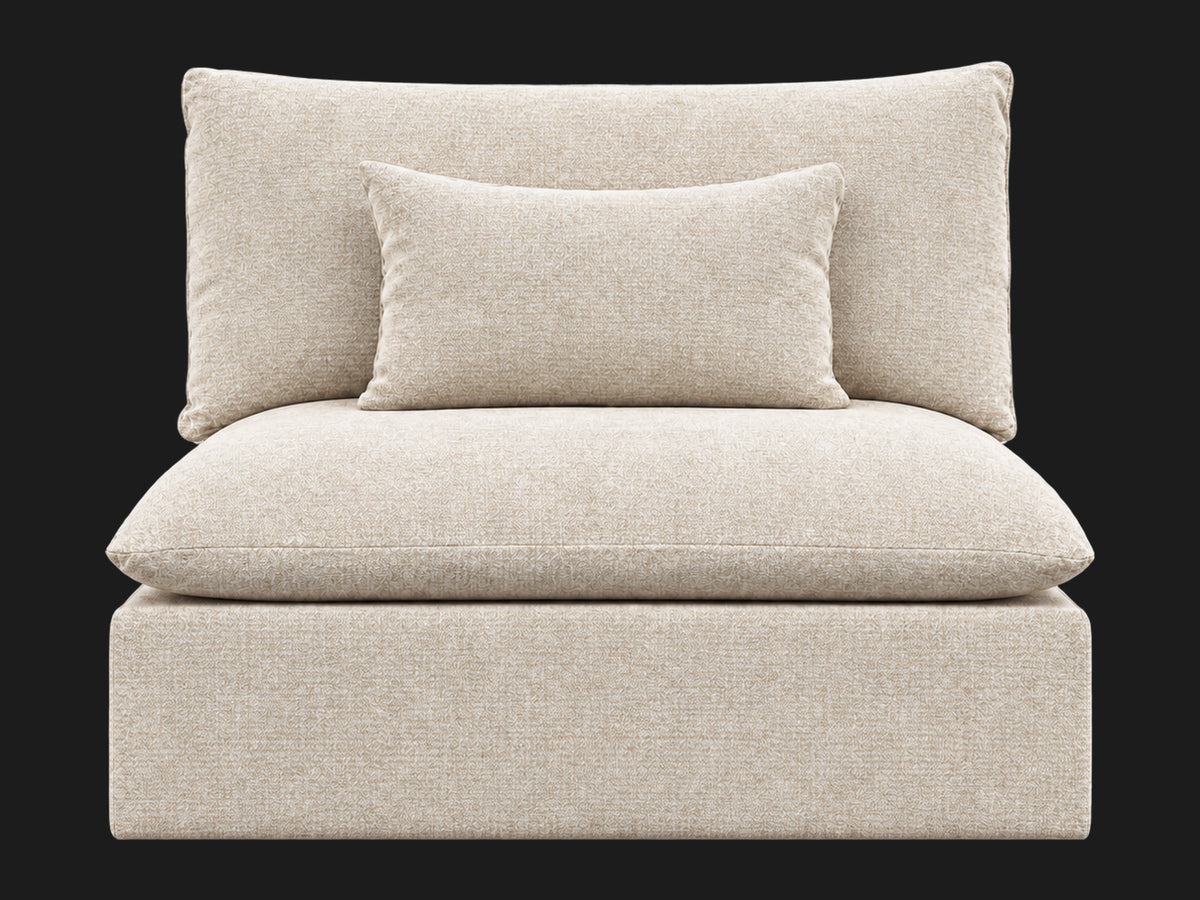 Aria Chair in Performance Woven Chenille Desert