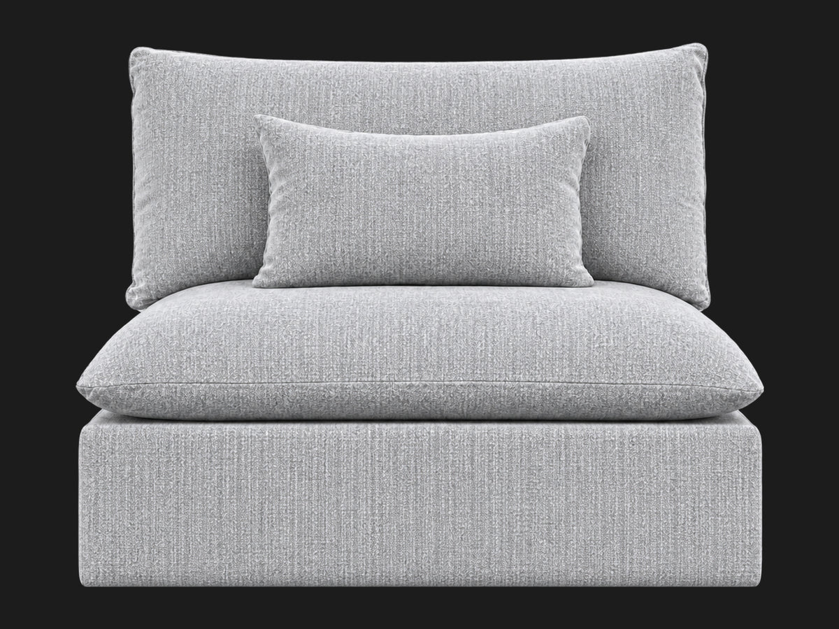 Aria Chair in Performance Woven Chenille Rain #Fabric & Color_Performance Woven Chenille Rain