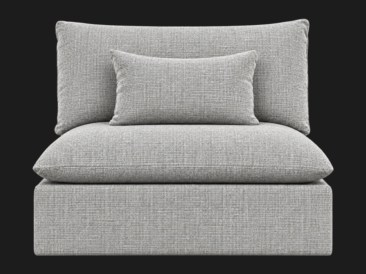 Aria Chair in Performance Woven Chenille Steel #Fabric & Color_Performance Woven Chenille Steel