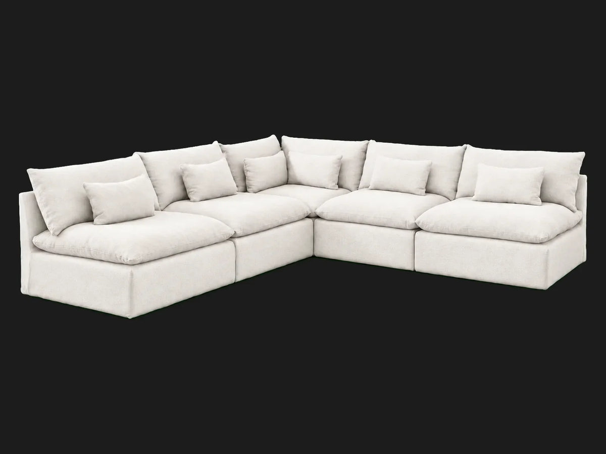 #Fabric & Color_Performance Linen Weave Pure White