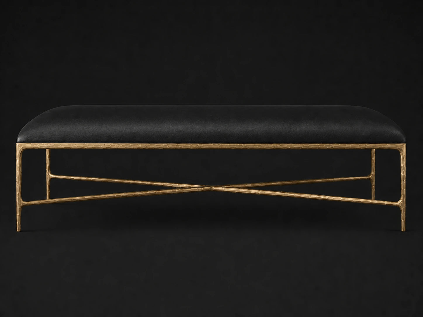 Rectangular Coffee Ottoman, Leather