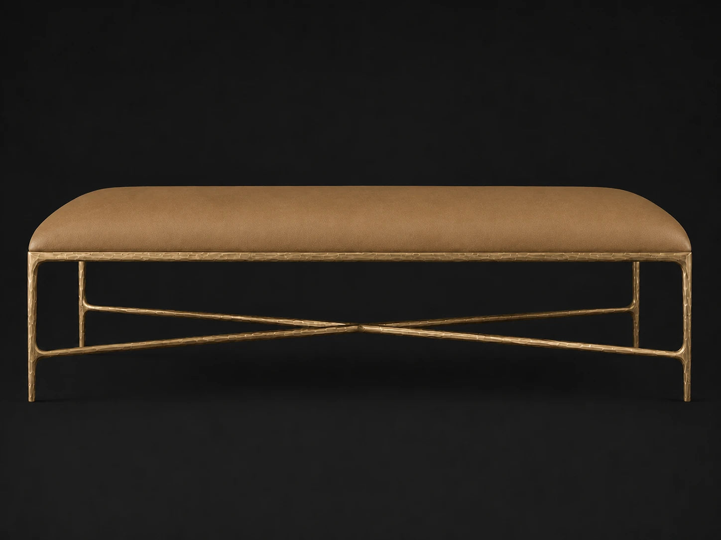 Rectangular Coffee Ottoman, Leather