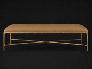Rectangular Coffee Ottoman, Leather