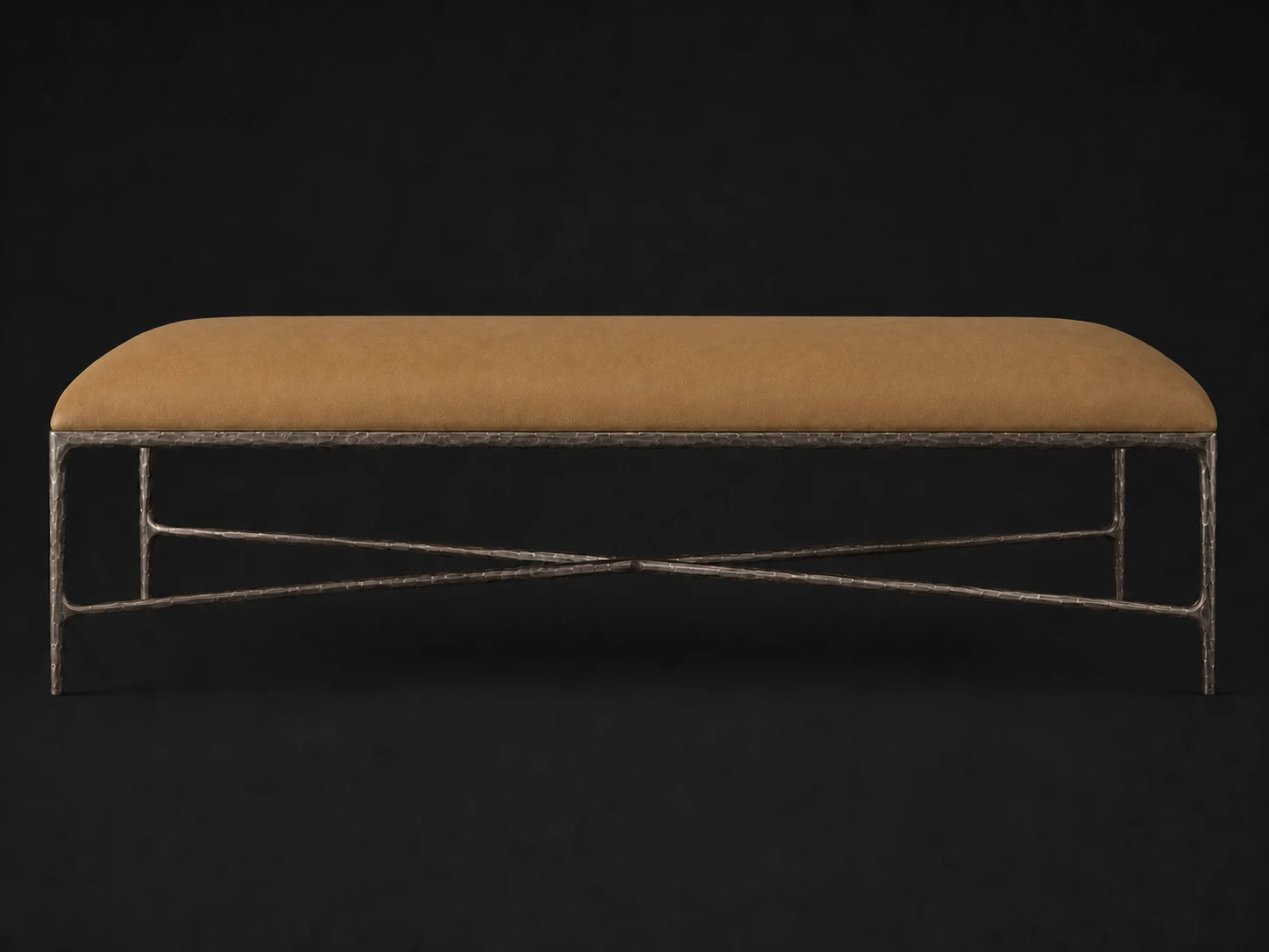 Rectangular Coffee Ottoman, Leather