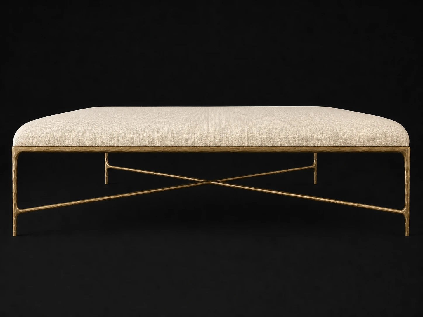 Square Coffee Ottoman, Fabric