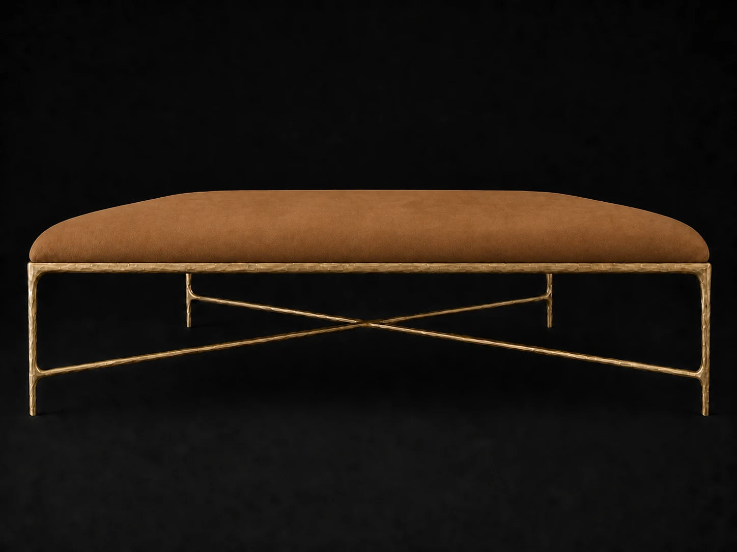 Square Coffee Ottoman, Leather