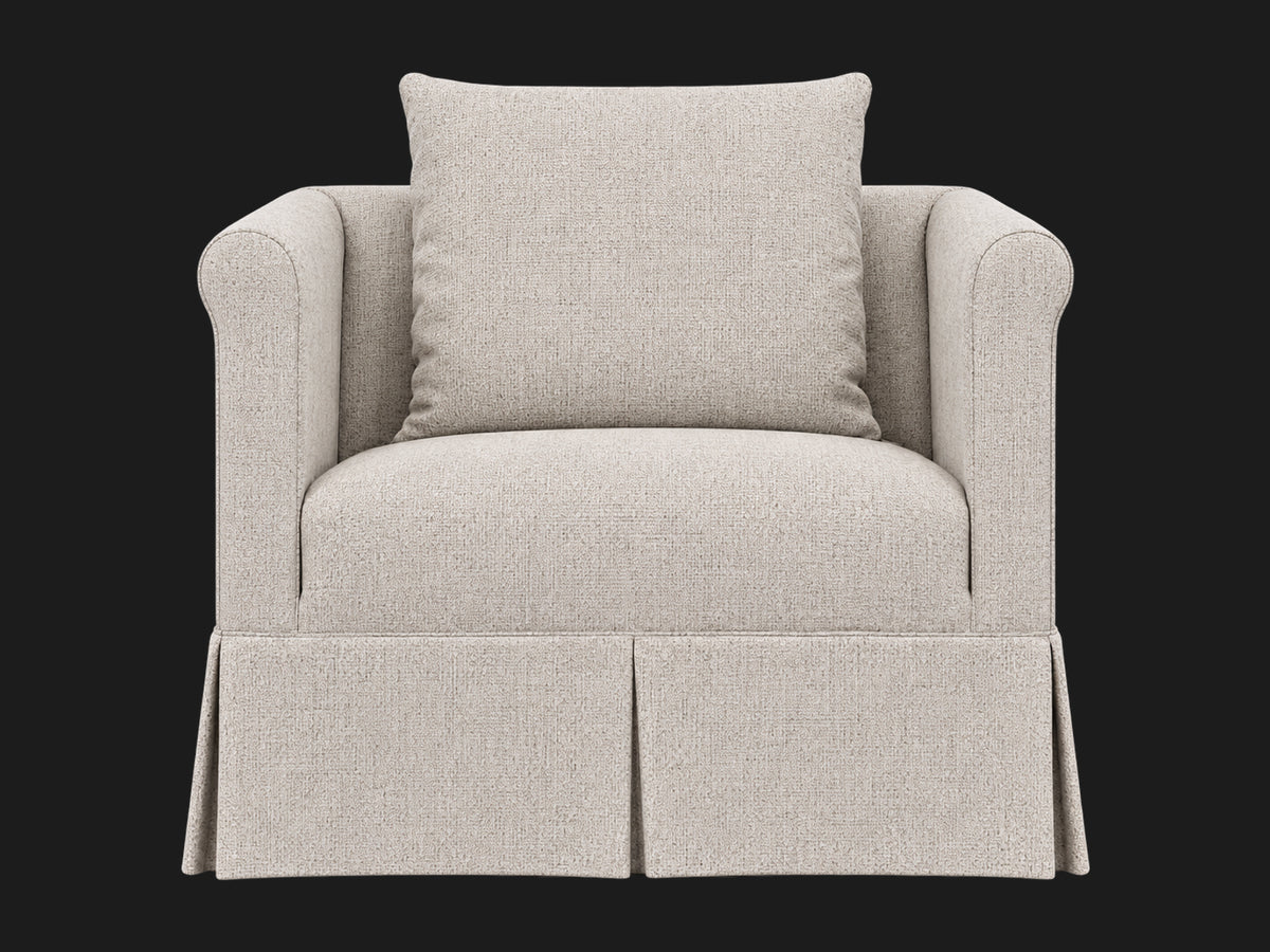 Dalia Chair - Performance Textural Weave Breeze