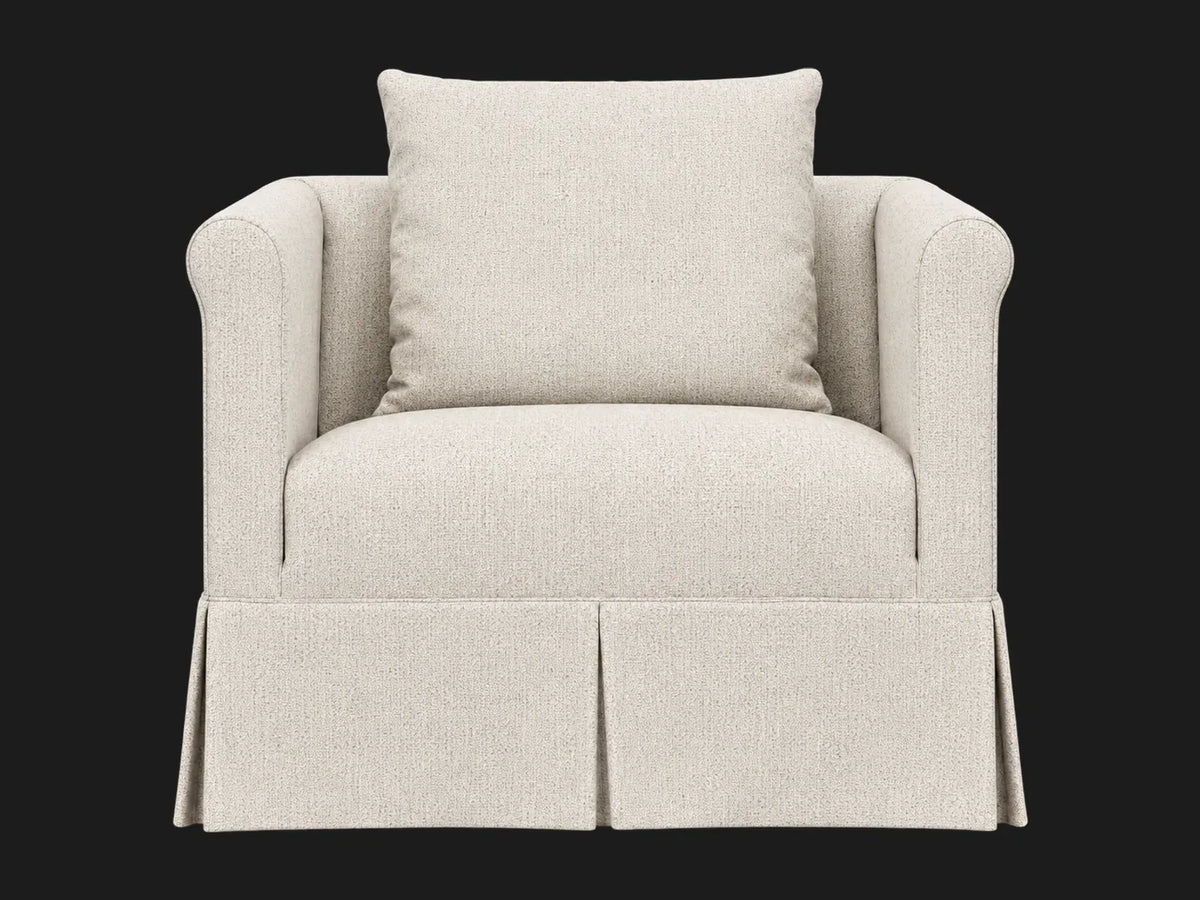 Dalia Chair #Fabric & Color_Performance Textural Weave Wisp