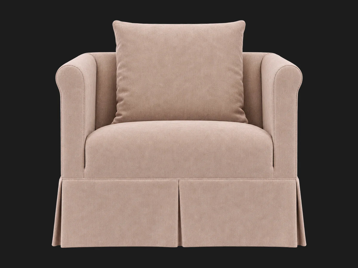 Dalia Chair #Fabric & Color_Performance Velvet Blossom