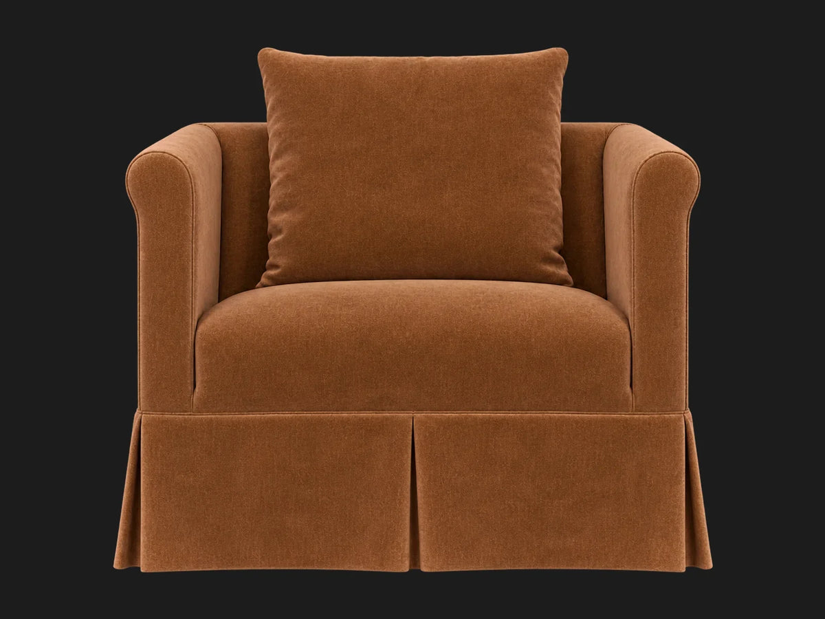 Dalia Chair - Performance Velvet Cider