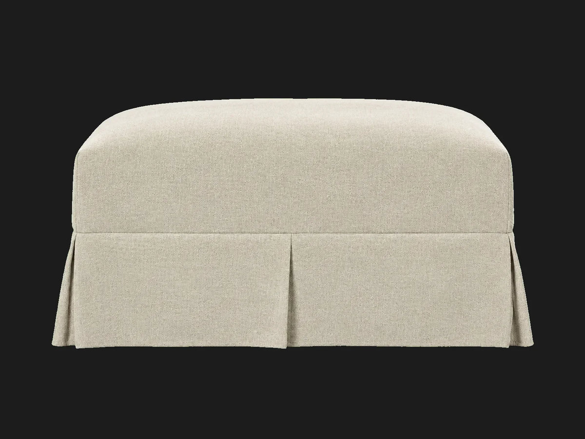 Dalia Ottoman — Performance Textural Weave Savanna