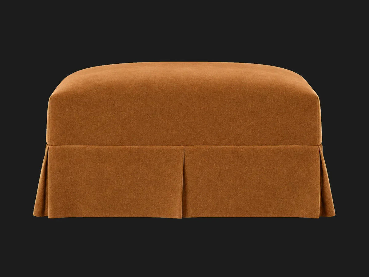 Dalia Ottoman — Performance Velvet Cider