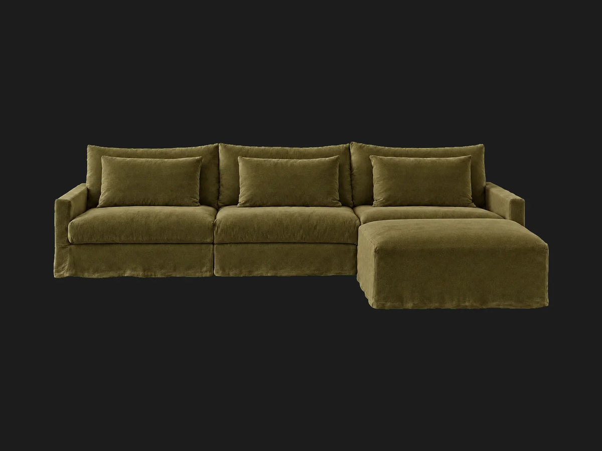 Performance Velvet Olive #Fabric & Color_Performance Velvet Olive