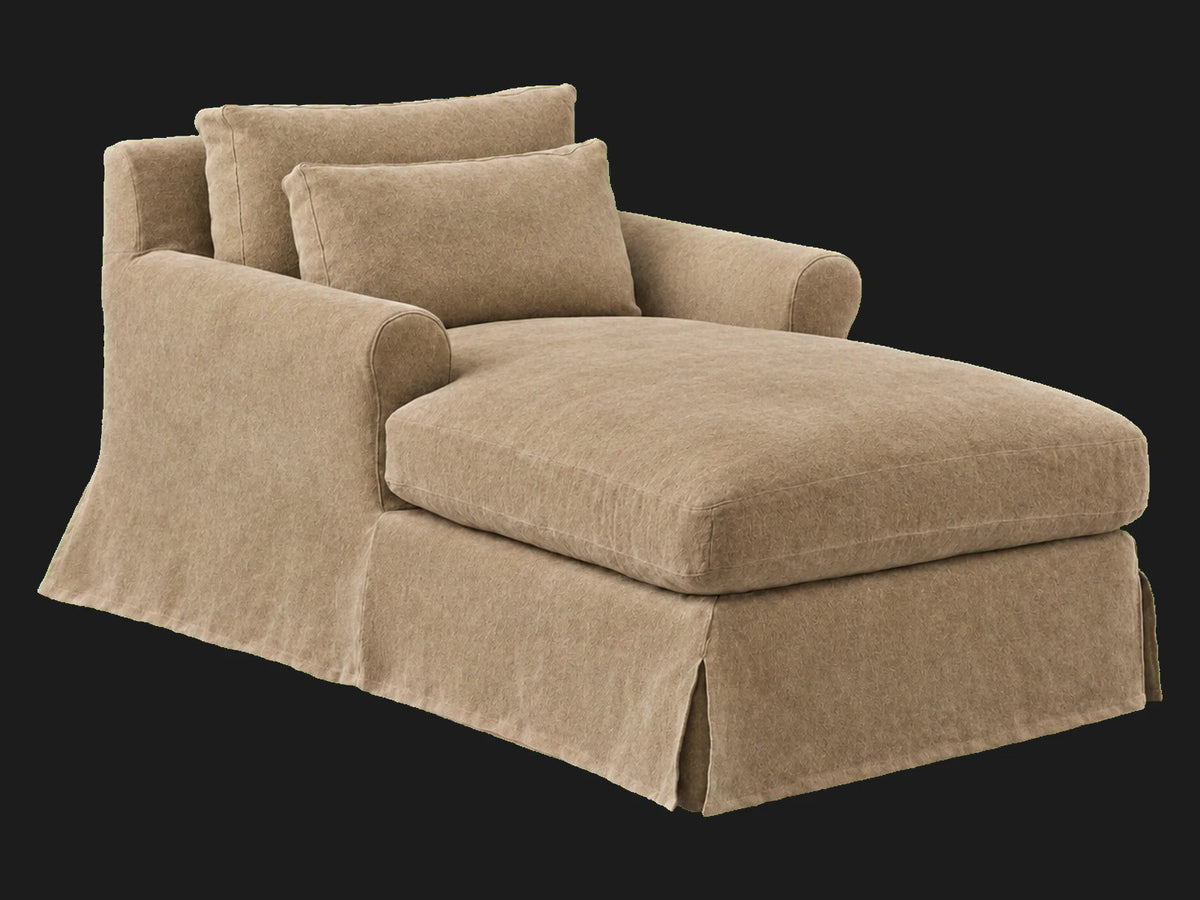 Elias Daybed – Mohair Almond