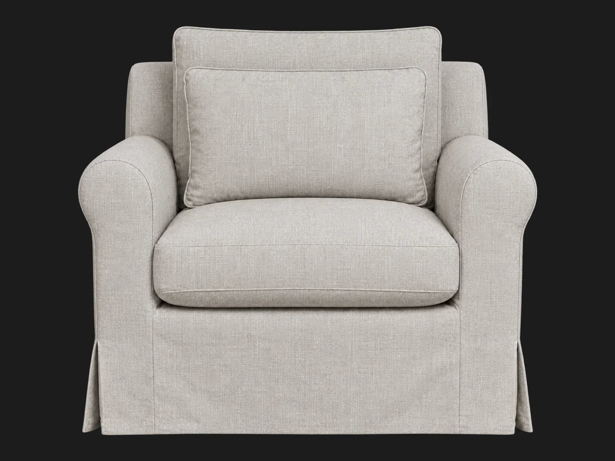 elias-swivel-chair #Fabric & Color_Performance Linen Weave Cloud