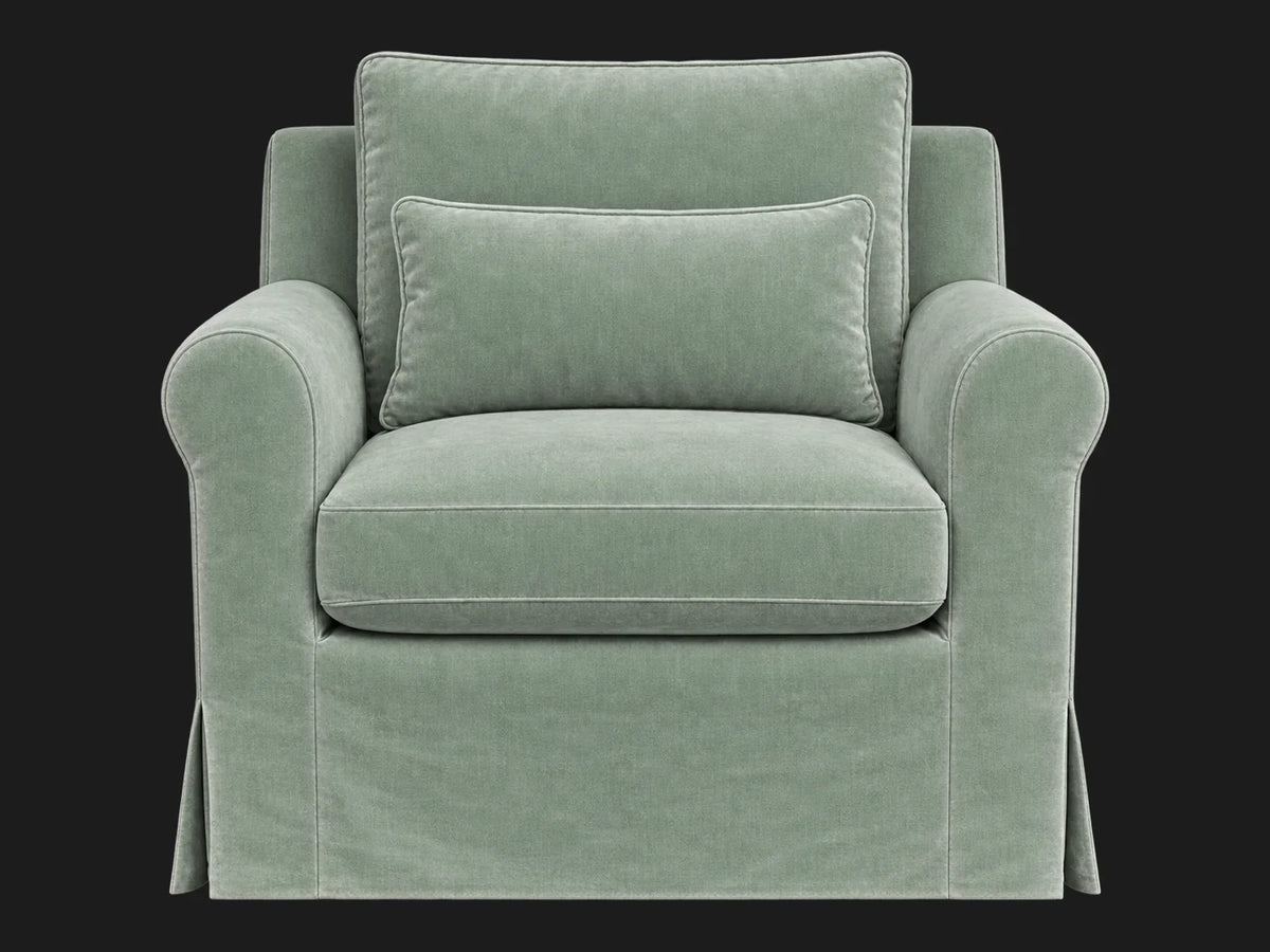 elias-swivel-chair #Fabric & Color_Performance Velvet Seafoam