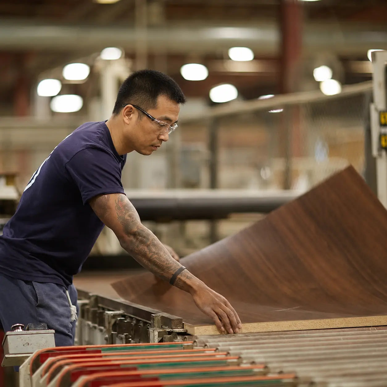 Walnut veneer production capability