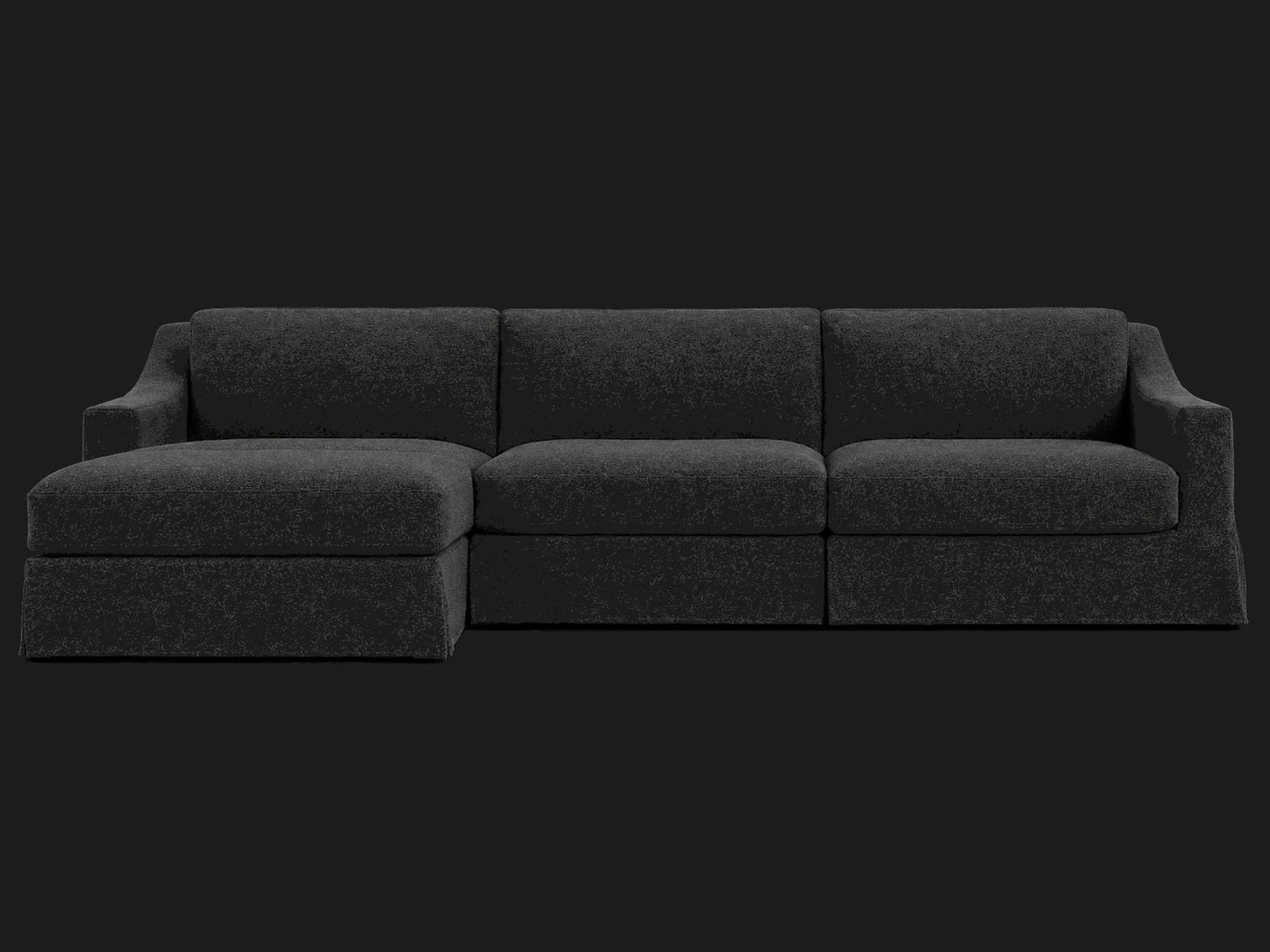 #Fabric & Color_Italian Brushed Wool Pepper