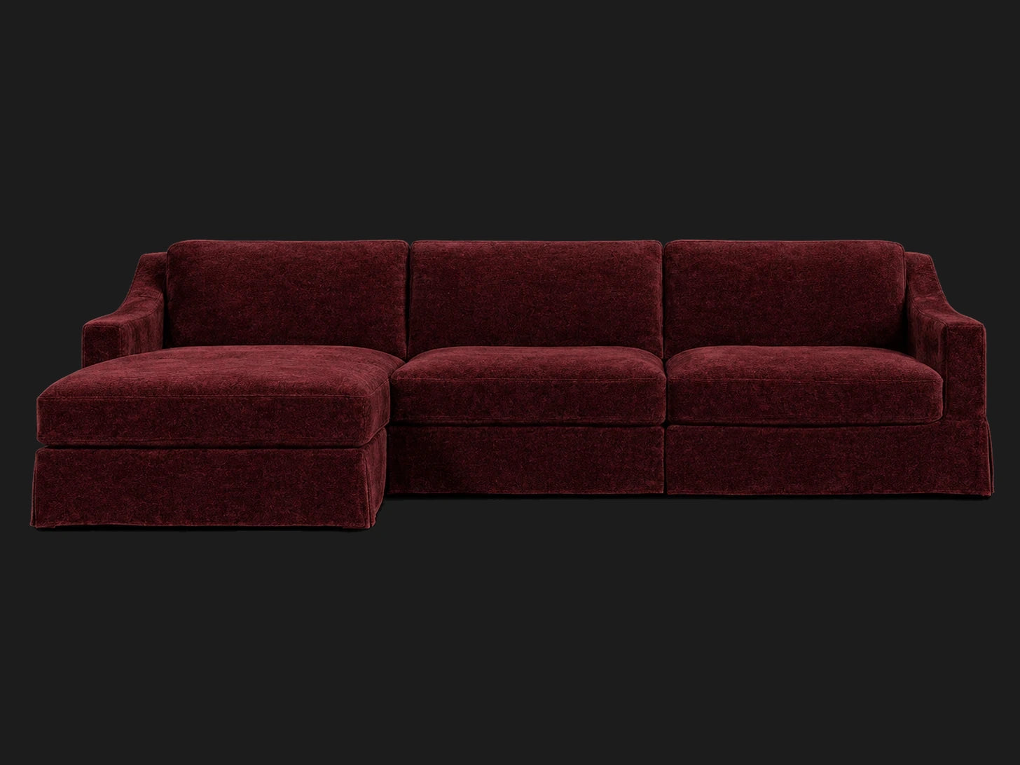 #Fabric & Color_Mohair Crimson