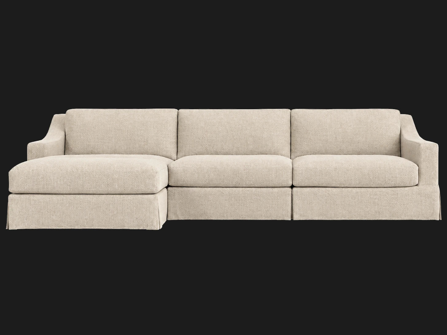 #Fabric & Color_Performance Linen Weave Beige