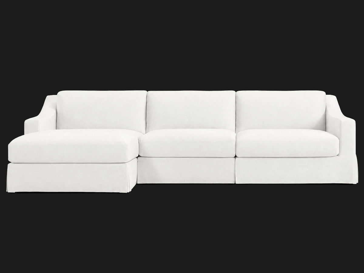 #Fabric & Color_Performance Linen Weave Pure White