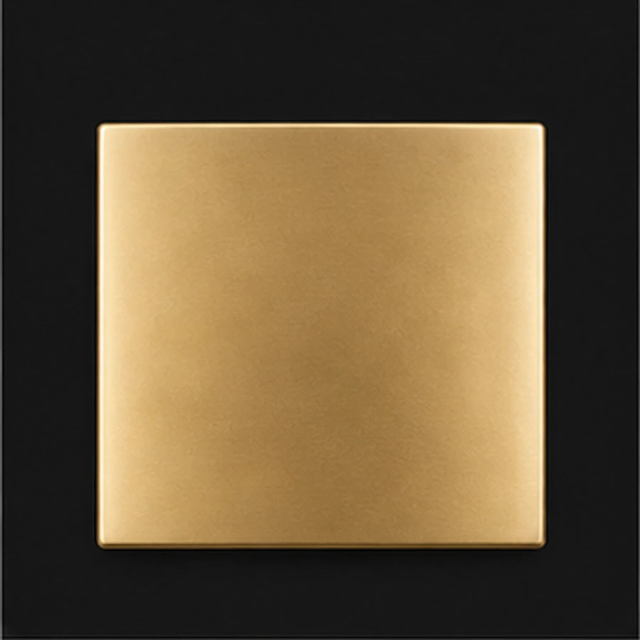 Natural brass hardware finish sample