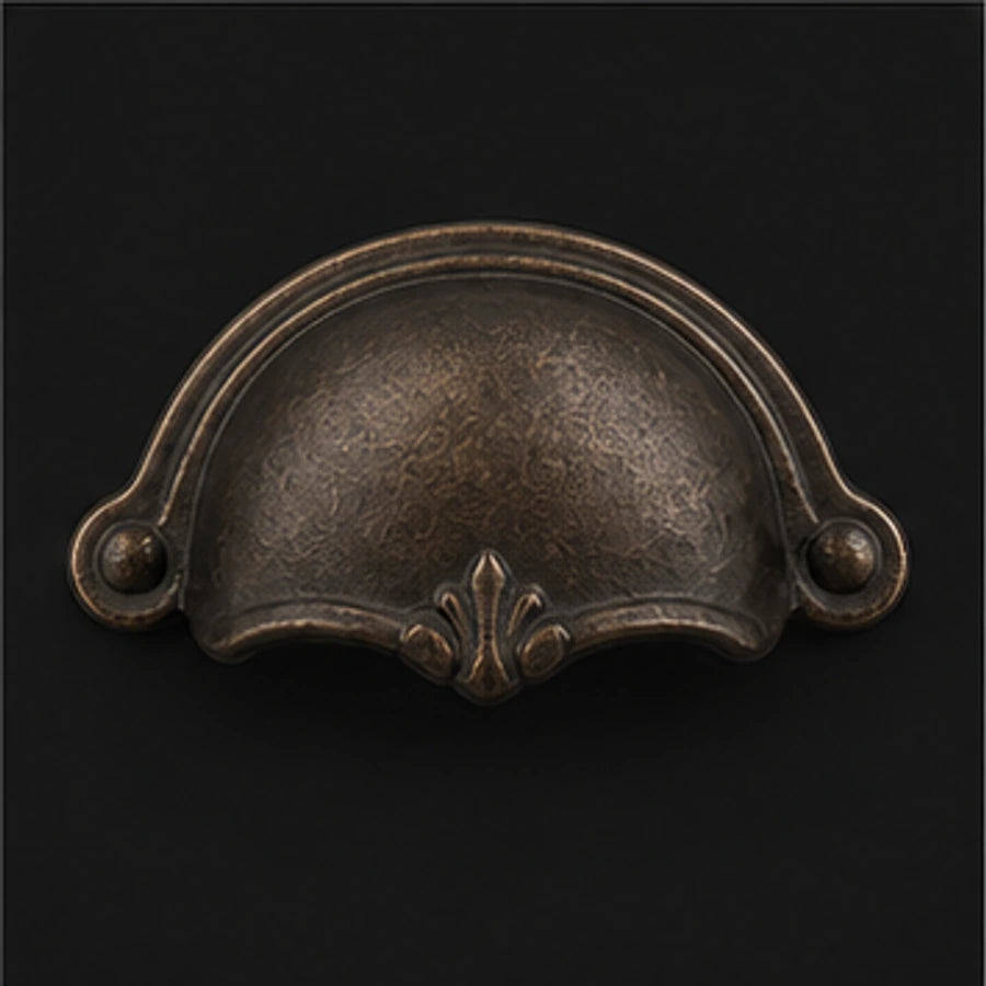 Cast bronze pull process sample