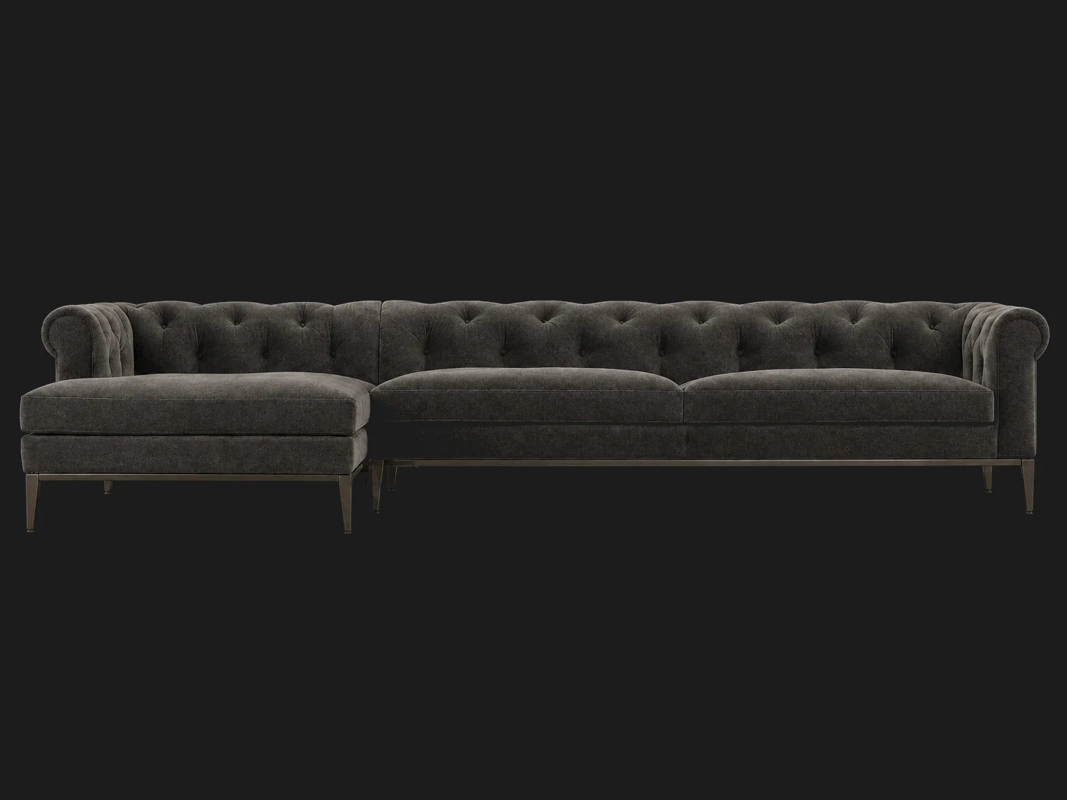 #Fabric & Color_Italian Brushed Wool Pepper