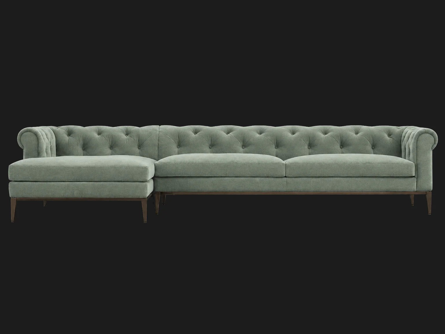 #Fabric & Color_Performance Velvet Seafoam