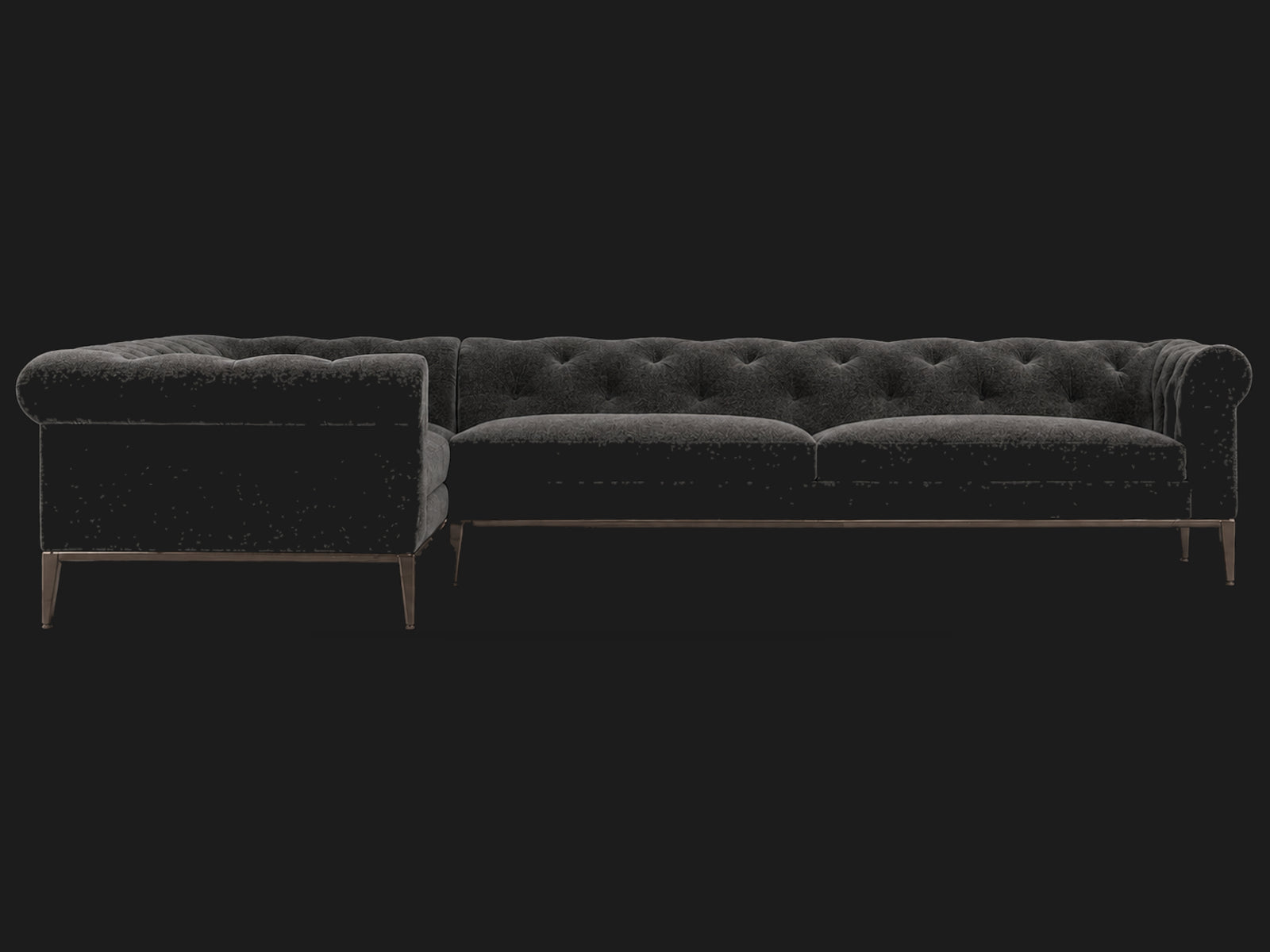 #Fabric & Color_Italian Brushed Wool Pepper