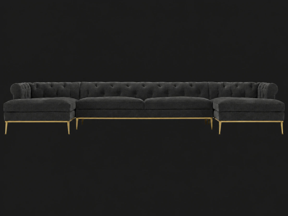 #Fabric & Color_Italian Brushed Wool Pepper