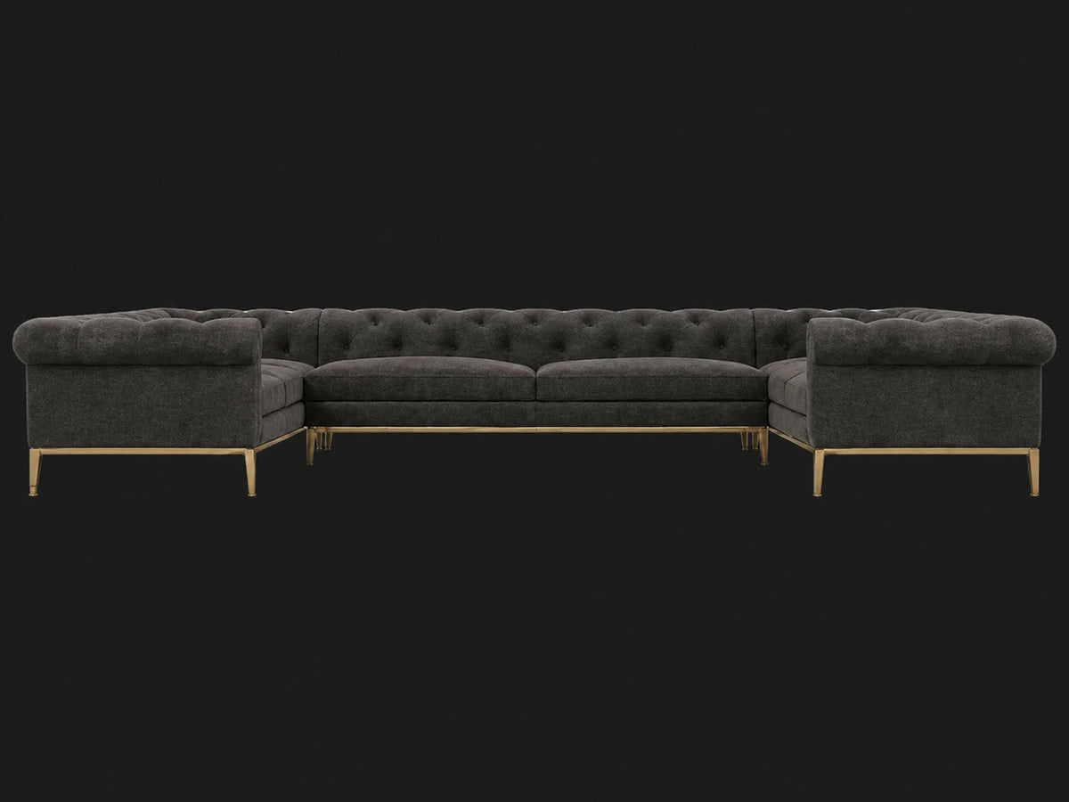 #Fabric & Color_Italian Brushed Wool Pepper