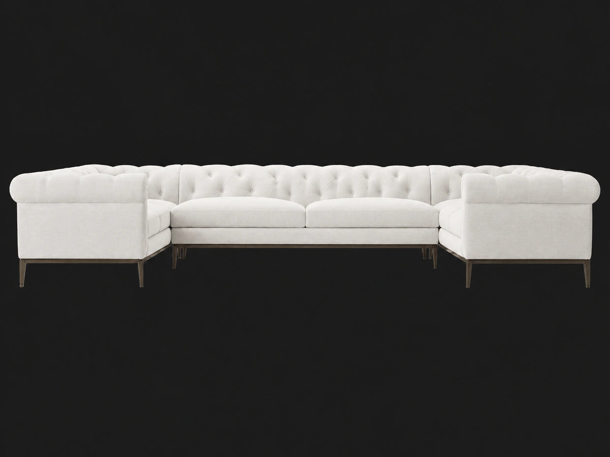 #Fabric & Color_Performance Linen Weave Pure White