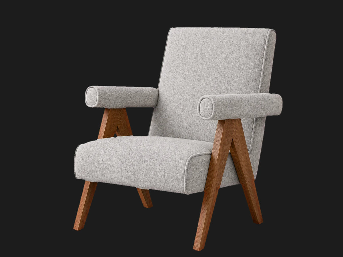 lounge-chairs-nubuck-leather-rye #Fabric & Color_Italian Brushed Wool Moon