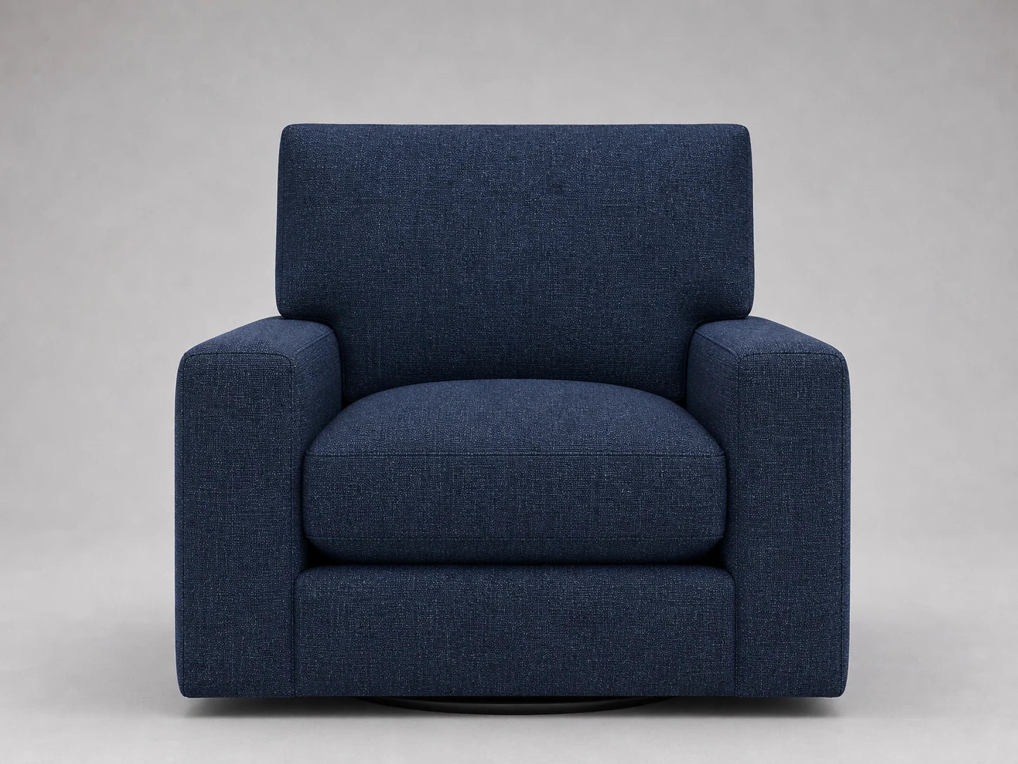 lounge-chairs-pb-comfort-swivel-xl-belgian-linen-agate #Fabric & Color_Performance Linen Weave Bay