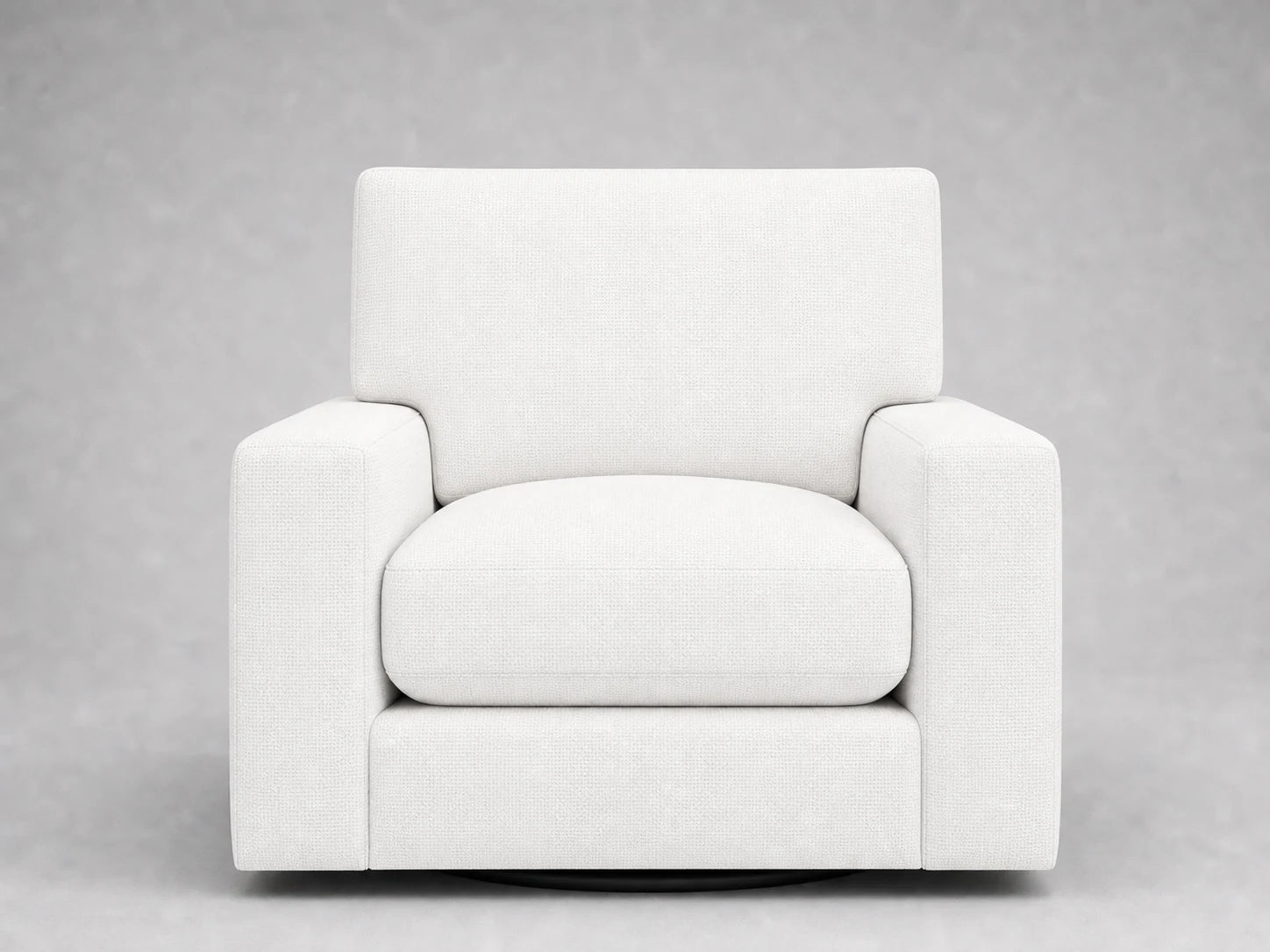 lounge-chairs-pb-comfort-swivel-xl-belgian-linen-agate #Fabric & Color_Performance Linen Weave Pure White