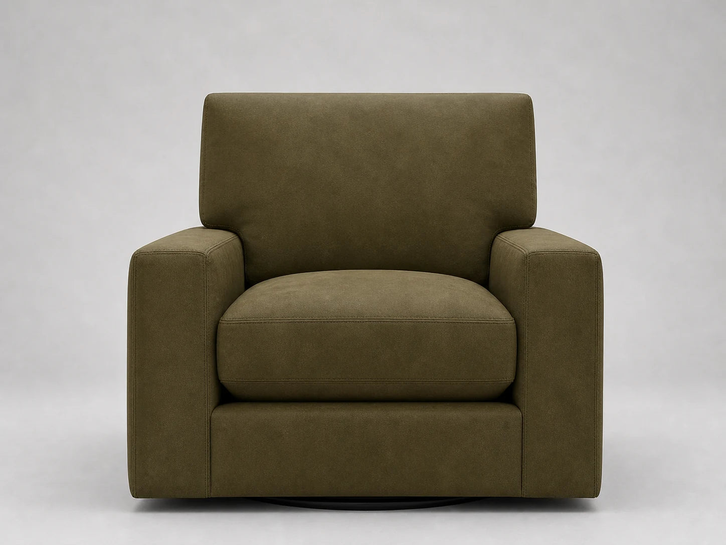 lounge-chairs-pb-comfort-swivel-xl-belgian-linen-agate #Fabric & Color_Nubuck Leather Artichoke