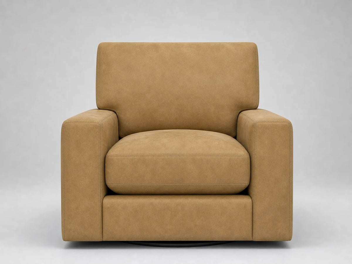 lounge-chairs-pb-comfort-swivel-xl-belgian-linen-agate #Fabric & Color_Nubuck Leather Rye