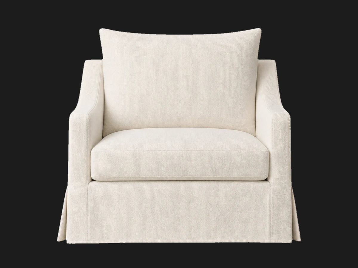 lounge-chairs_york-slope-swivel-linen-weave-pure-white #Fabric & Color_Italian Brushed Wool Vanilla