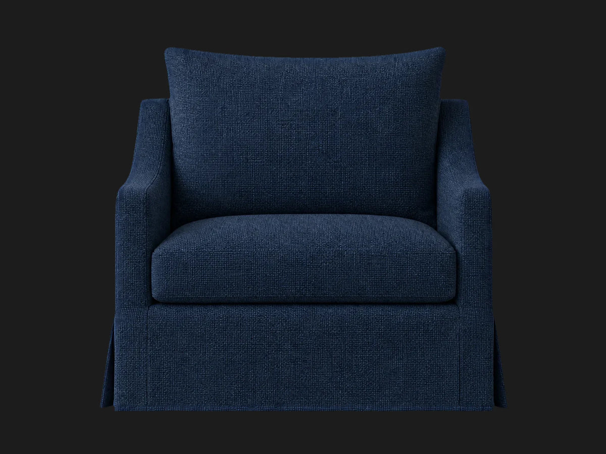 lounge-chairs_york-slope-swivel-linen-weave-pure-white #Fabric & Color_Performance Linen Weave Bay